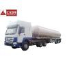 Buy cheap Elliptical Vessel Shape Fuel Tanker Semi Trailer 7500kgs Tare Weight High Safety from wholesalers