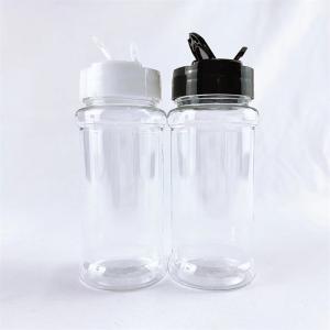 Quality 100ml Clear Plastic Spice Bottle With sifter Lid Seasoning packaging wholesale