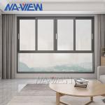 Guangdong NAVIEW Metal Frame Double Glass Glazed Hurricane Impact Aluminum