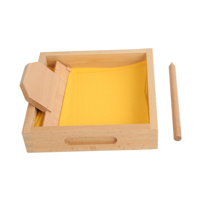 Sand Painting Box Montessori Speech Teaching Educational Toys