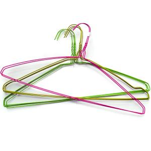 Quality Adult Size Metal Powder Coated Galvanized Wire Hangers wholesale