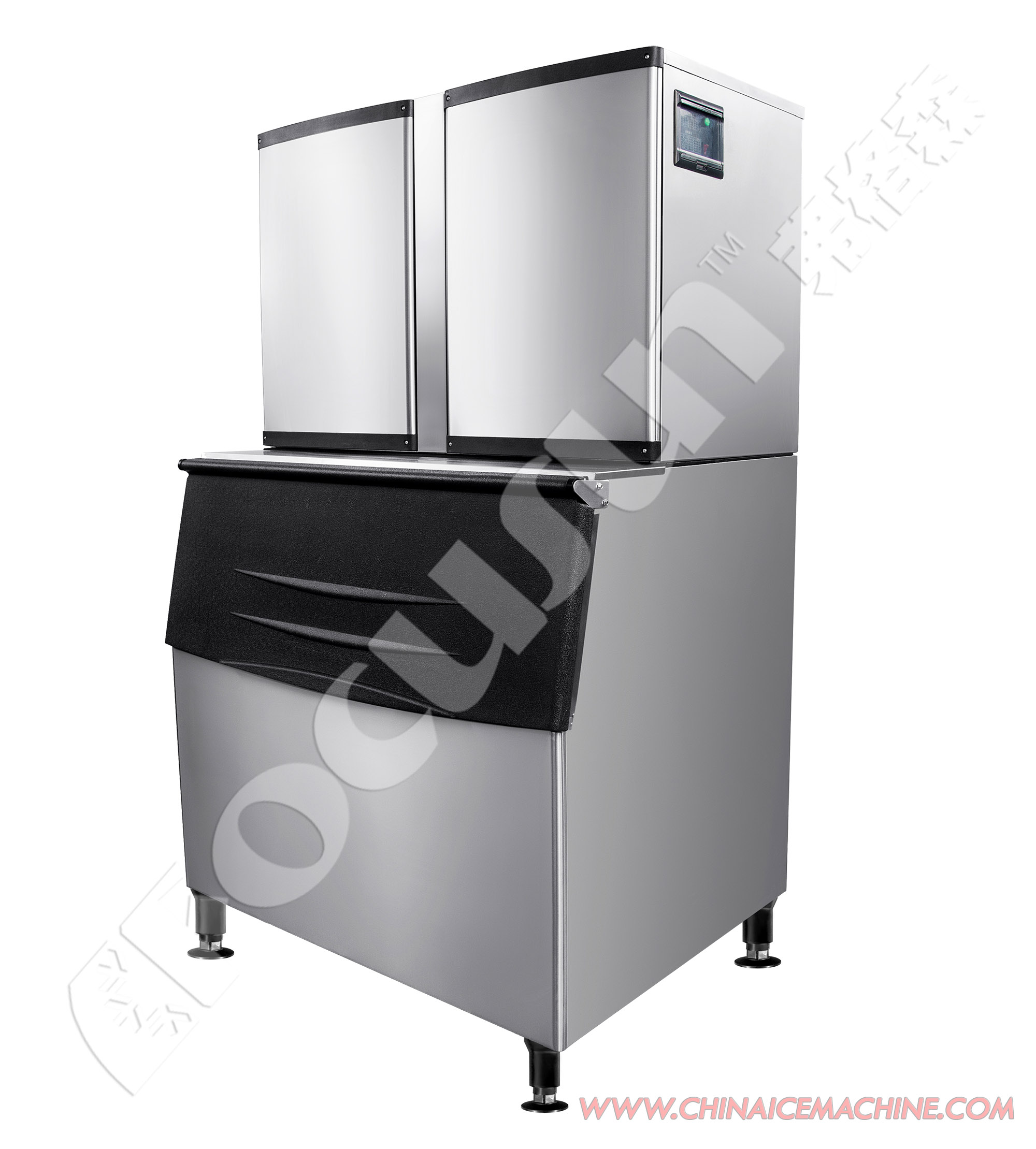 315kg Ice Storage Capacity R404a/R22 Refrigerant Commercial Type Cube Ice Maker FIM-1500G
