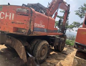 Quality Used hitachi ex160wd wheel excavator/ original japan 16ton wheel excavator with good condition for sale wholesale