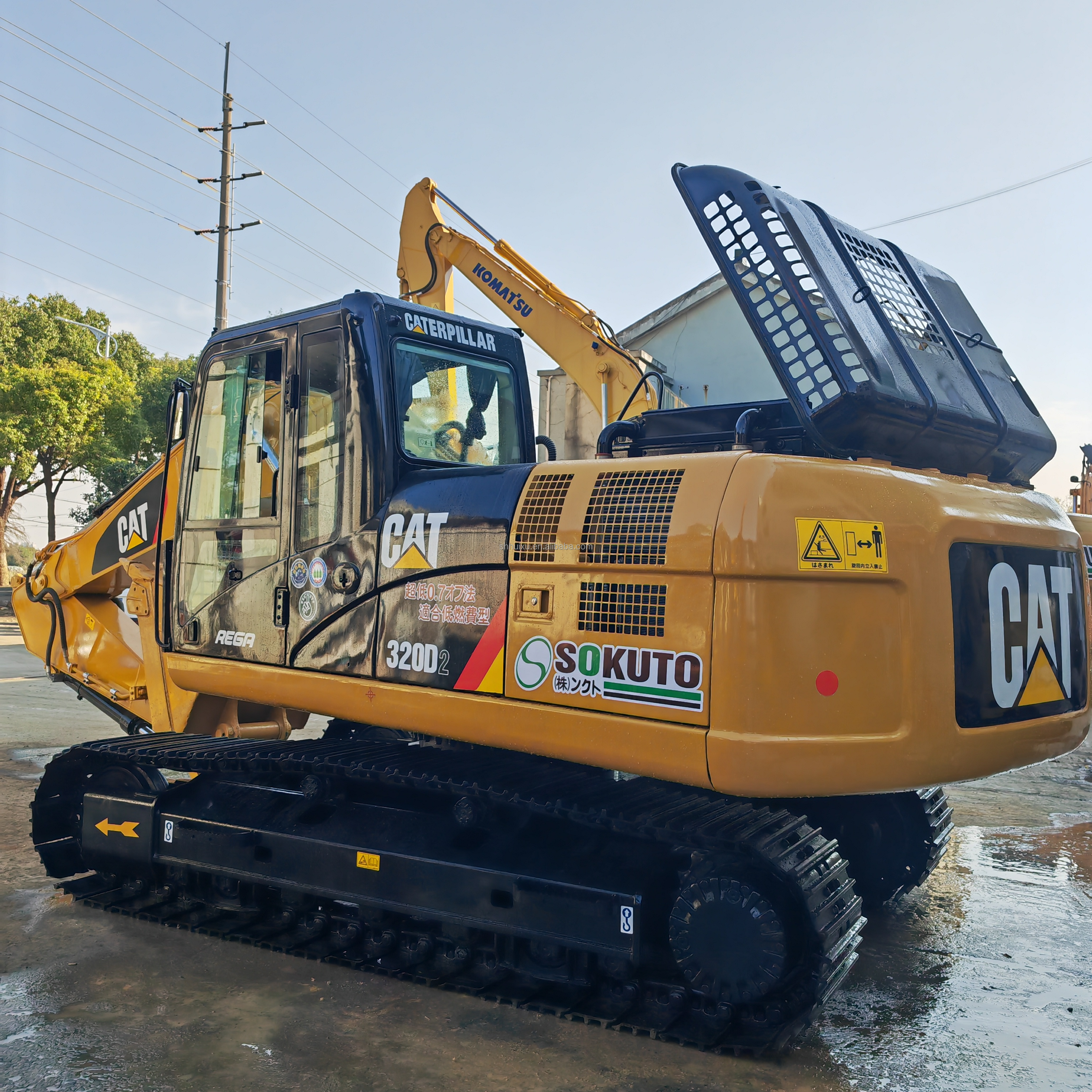 Japan Original 320D Used Cat Excavator good price best choose