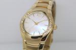 Custom Jewelry Quartz Ladies Watch / Waterproof Stainless Steel Case Watch ,