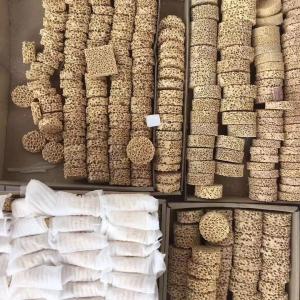 Quality 30mm Alumina Porous Ceramic Foam Filter Plate for Casting Filtration wholesale