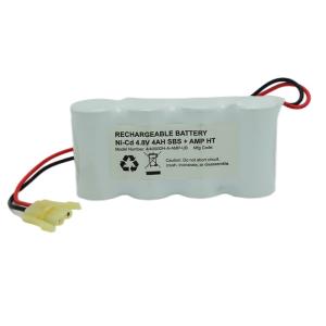 Quality 55 Degree D4000mAh Nicd Battery Pack 4.8V For Emergency Lighting wholesale