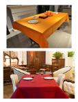 Biodegradable 2 Ply Disposable Paper Tablecloths 47gsm-51gsm