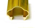 Special Shape Golden Brass Handrail Decoration Copper Stair Handrail
