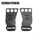 Microfiber Leather 3 Hole Hand Grips Crossfit OEM Palm Pull Up Gym Safety