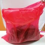 PVA Hot Water Soluble Laundry Bags / Dissolvable Plastic Washing Bags For