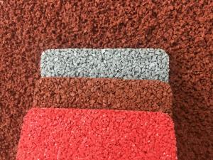 Quality Red Grey Flame Restricted 4mm EPDM Rubber Granules wholesale