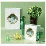 Book Type Magnetic Clousre Paper Packaging Gift Box With Ribbon Custom Logo