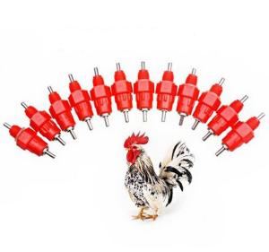 Quality POM 360 Degree Poultry Water Drinkers Nipple 9mm Plastic Feeder wholesale