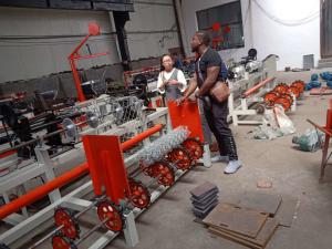 Quality Dual Wires Auto Diamond Shape Chain Link Fence Machine wholesale