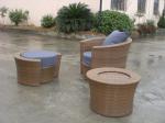 3pcs garden wicker rattan furniture