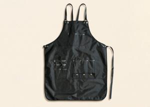 Quality Waterproof Black Oxford Cloth Craftsman Apron With Multi Pockets wholesale