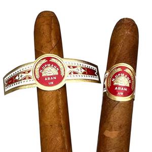Quality Luxury Cigar Band Printing Custom Die Cut 3D Embossed Gold Foil Stickers wholesale