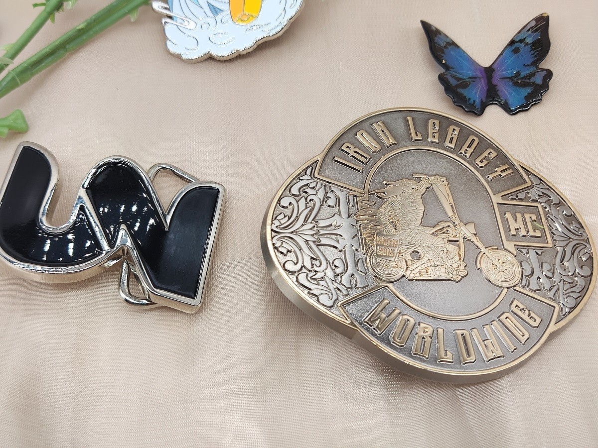 Alloy Automatic Belt Buckle Zinc Alloy Copper Custom Logo Buckle For Ratchet