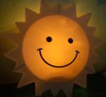 sun shape baby light