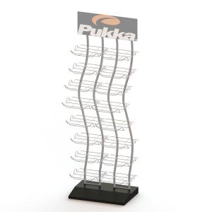 Quality Multiple Layer Spiral Shape Baseball Cap Metal Wire Display Rack wholesale