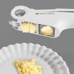 Kitchen Cooking Tool Set 1-Piece Stainless-Steel Garlic Press for Easy Vegetable