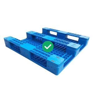 Quality 3 Runner Warehouse Plastic Pallet 1200x1200 HDPE Injection Moulded Pallet wholesale