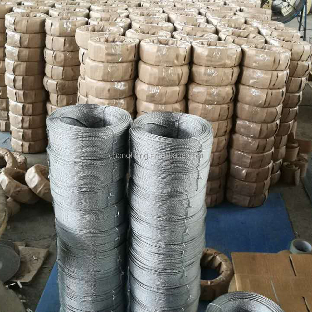 200fts Steel Cable T316 Stainless Steel Aircraft Cable 1x19 7x7 7x19 SS Cable Wire Rope for Deck Railing Hardware System