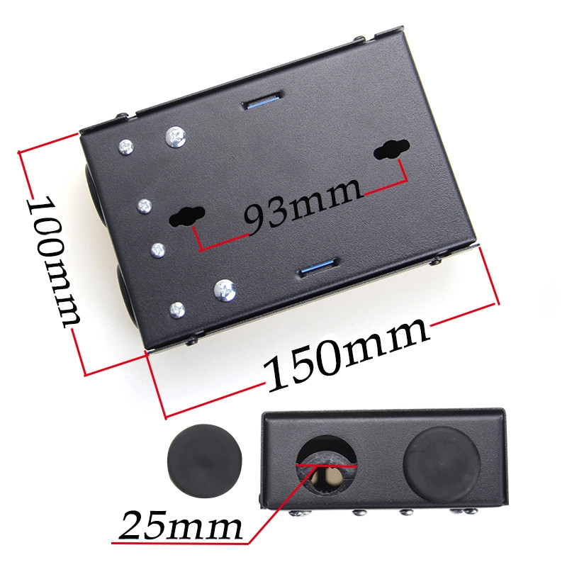 Indoor 12 Cores FC SC LC 6 Port Wall Mount Patch Panels