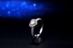 Luxury Princess Heart Shape Ring Cubic Zircon Wedding Rings for Women New Design
