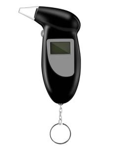 Quality Police Car Digital Bactrack Alcohol Breathalyzer Keychain With Alkaline Battery wholesale