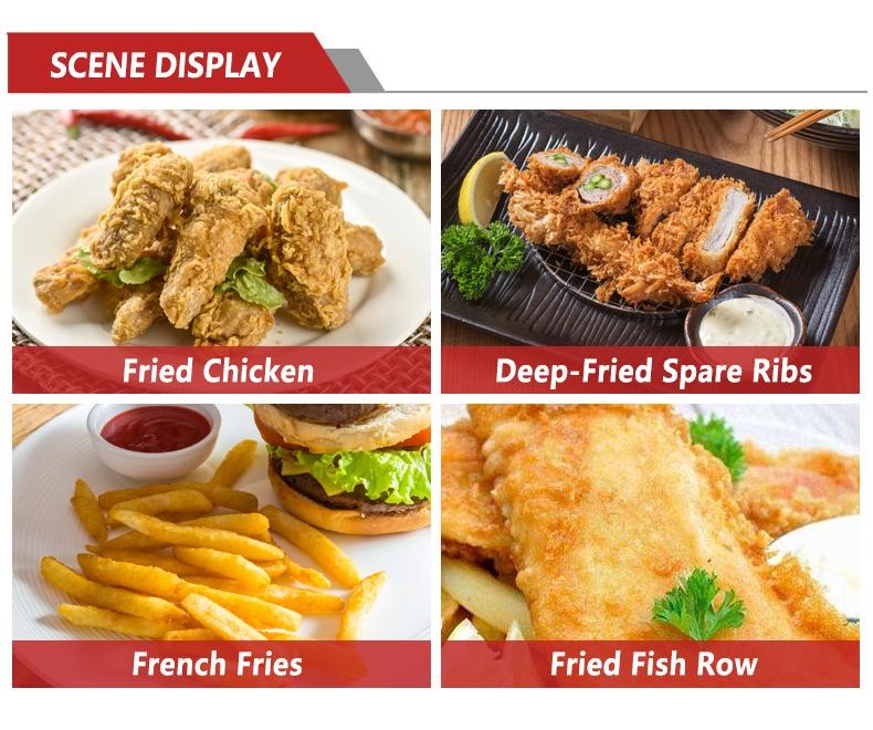 Restaurant Commercial Gas Electric Chips Fryer Double Tank Potato Chips Chicken Deep Fryer
