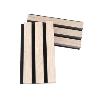 Quality Soundproofing Wood Veneer Slat Acoustic Panel Wood Acoustic Panels Wall wholesale