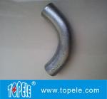 BS4568 Conduit Fittings 20mm, 25mm Malleable Iron Solid Elbow , 90 Degree