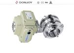 Hygenic SS304 316L Active Output AC220V Butterfly Valves