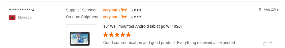 4G LTE Option RK3399 Wall Mounted POE Touchscreen Full HD 17.3 inch Android Tablet