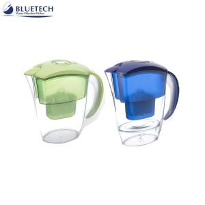Quality Activated Carbon / Resin / Alkaline Bluetech Water Filter , Water Purifier Pitcher Portable wholesale