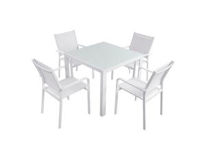 Quality Heavy Duty Aluminum Frames Stackable Outdoor Restaurant Furniture wholesale