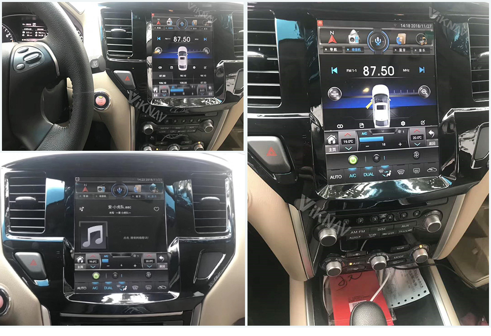 Android 10.0 Tesla Style Car Radio For Nissan Pathfinder 2012 2018