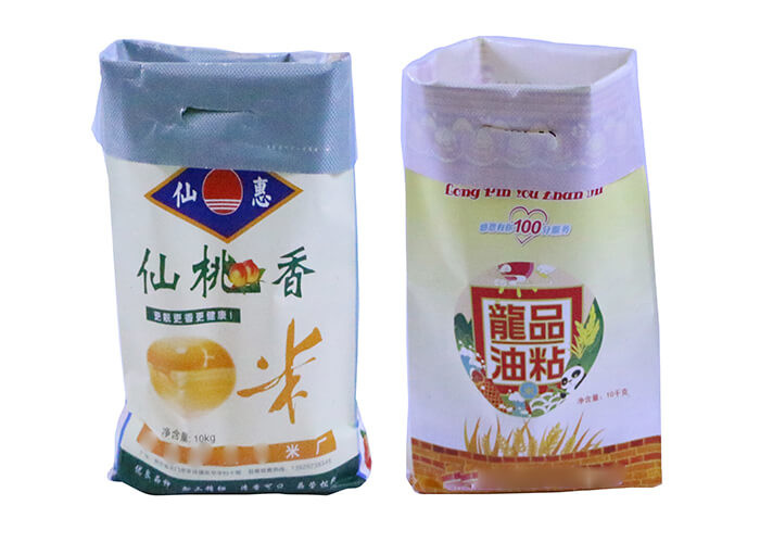 Agriculture Polypropylene Packaging Bags 50 Kg Laminated Plain PP Woven Cereal Bag