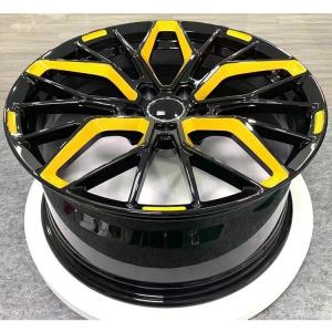 Quality Custom special milling colour gloden blue Forged Wheels wholesale