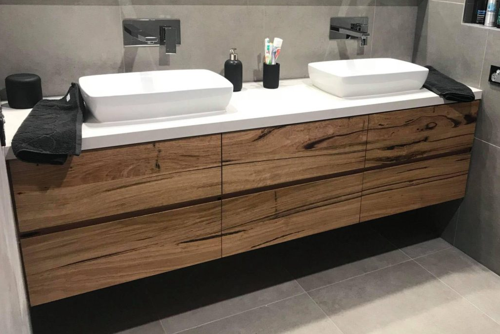 Handle-Free Design Chinese Bathroom Vanity for Sophisticated and Luxury Bathrooms