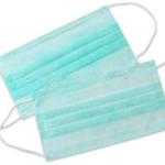 17.5 * 9.5cm Disposable Face Mask Prevent Dust Non Woven Fabric Face Mask