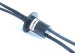 250RPM Custom Slip Ring 6 Wire Capsule Slip Ring With Flange 50A