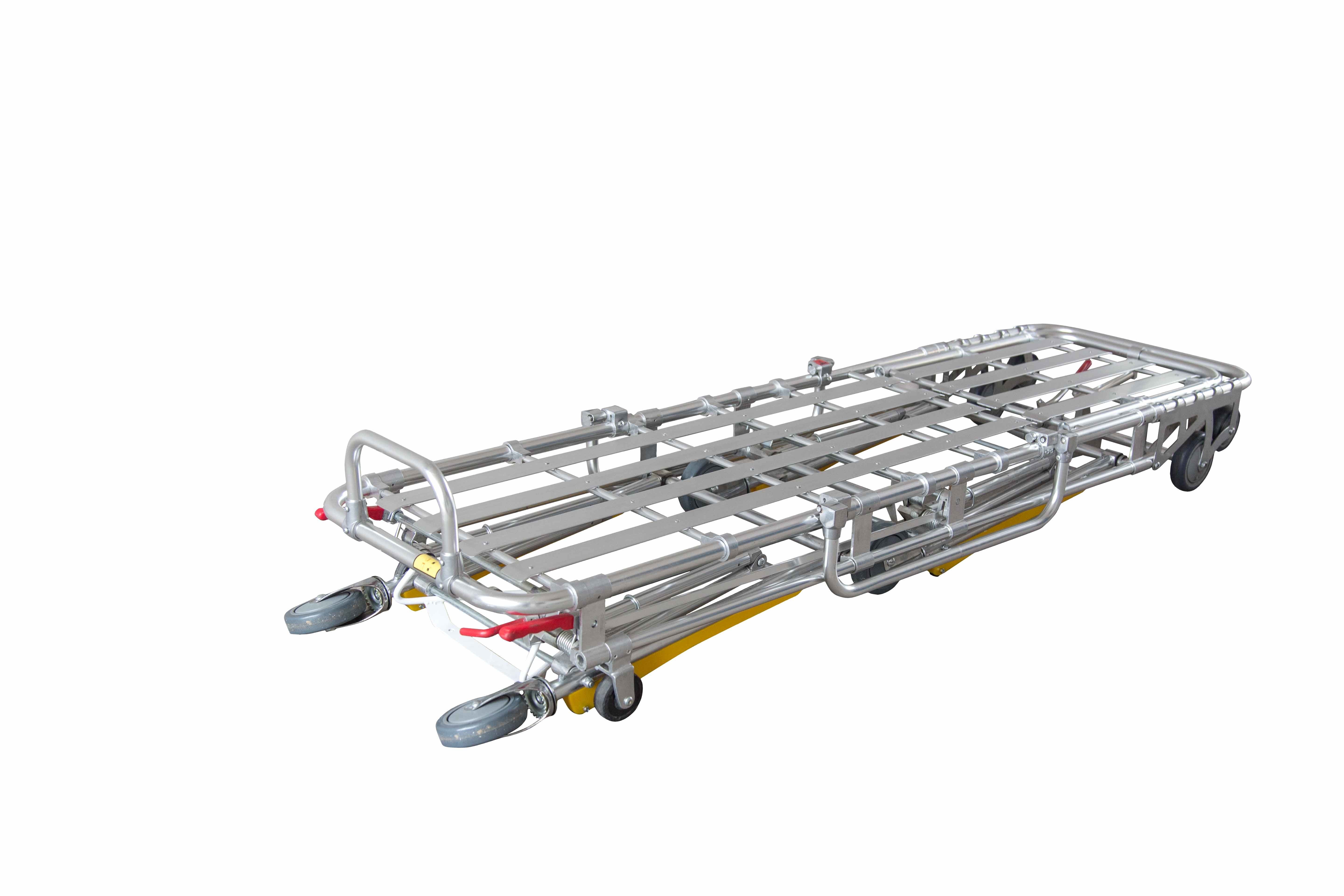 Aluminum Alloy Foldable Ambulance Stretcher Leg Adjustment For Transporting Wounded