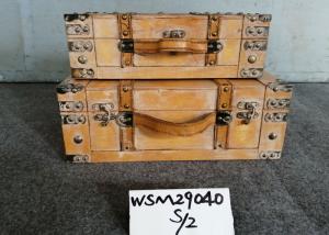 Quality Handicraft Wooden Storage Trunk wholesale