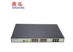 No Fan Power Over Ethernet Switch , RJ45 Fiber Optic Cable 32.74 Mpps