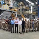 120KW 30T / H Dry Mortar Plant Full Automatic Sand Cement Mix Equipment