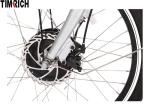 TM-BGL-ET02 Three Wheel Electric Bike , Rechargeable Electric Bicycle With