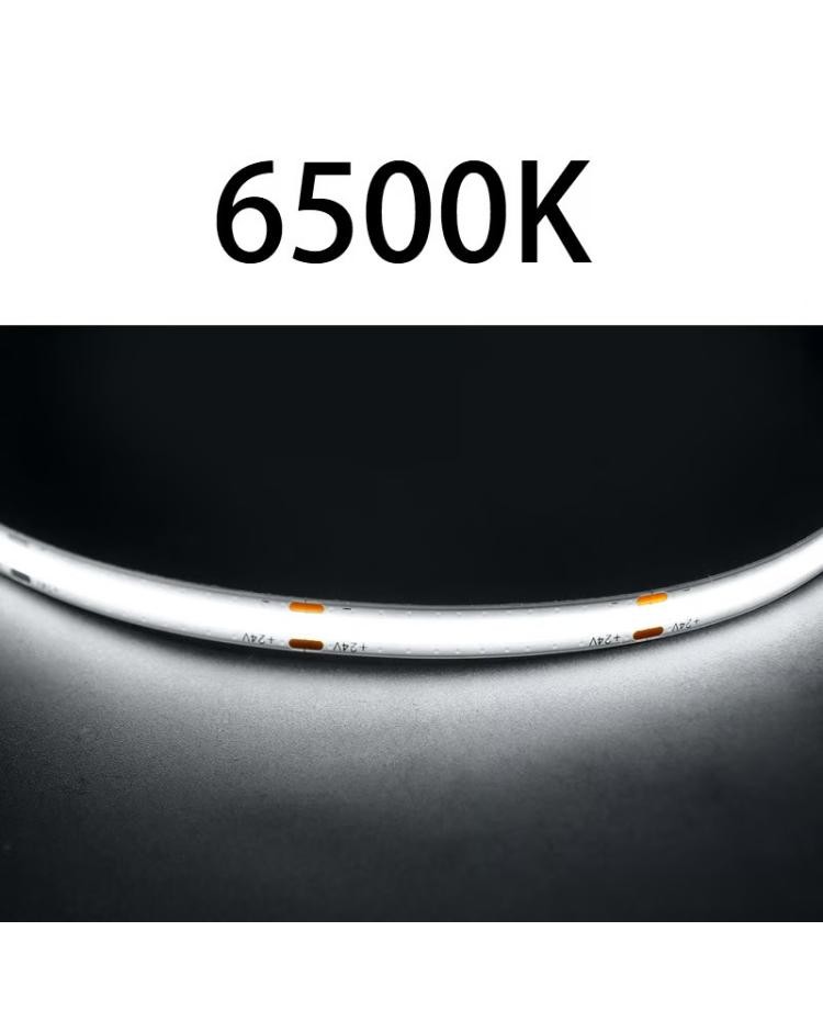 High CRI DC24V COB480 lights 5m/roll RA90 cob strip for indoor outdoor decoration waterproof profile COB strip